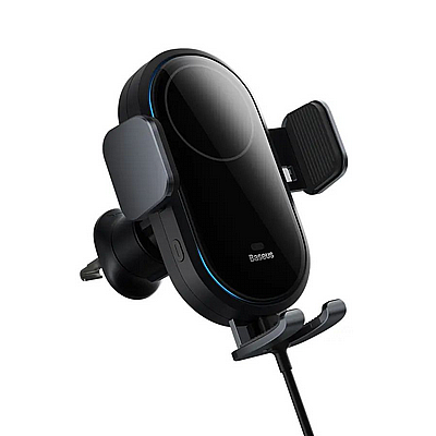 ���� ����� ���� Baseus LightChaser Series Wireless Charging Electric Car Mount 15W
