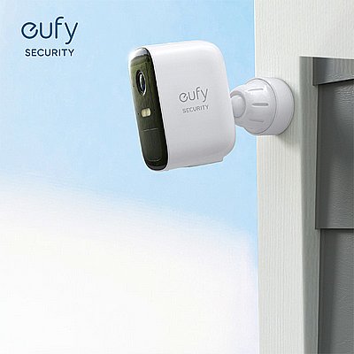 ���� 2 ������ ����� 2K + ���� eufy Security eufyCam 2C Pro Kit