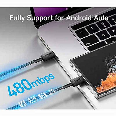 ��� 0.9 ��� Anker 322 USB-C to USB-C ���� ����
