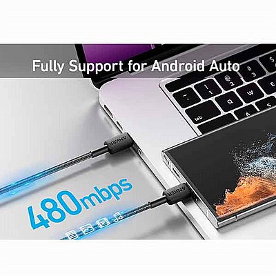 ��� 1.8 ��� Anker 322 USB-C to USB-C ���� ����