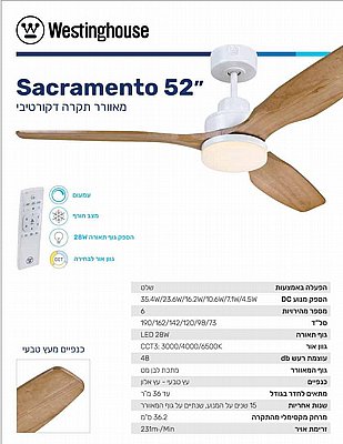 ������� ���� Sacramento "60 �� ��� Westinghouse ������ 28W ����� �������