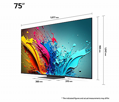 75 ���� LG QNED86, �������� ���� 4K �� ���� ���� �������� ���� 8, ���� 120Hz �-webOS24, ���� 75QNED86T6A