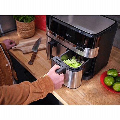 ��� ���� ����� ������� �� ��� ��� ��� 8.3 ���� Tefal ���� Dual Easy Fry & Grill EY905D40 �����