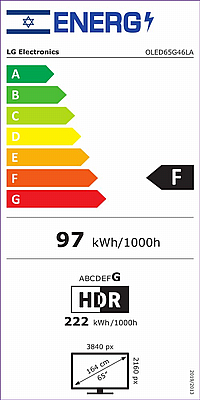 ��� ����������� LG OLED evo - ����� 65 ���� Smart TV  ���������� 4K ���: OLED65G46LA