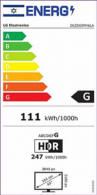 ��� ����������� evo  LG OLED - ����� 65 ���� Smart TV  ���������� 4K ���: OLED65M46LA