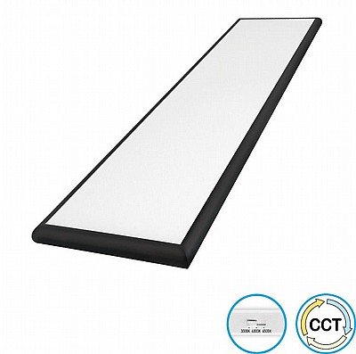 גוף תאורה צמוד תקרה 30x120 LONDON CCT מלבני 74W מבית OMEGA