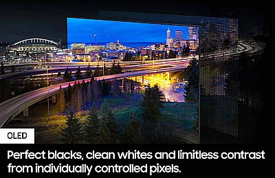 ������� 55 ����� OLED ���������� 4K ��� QE55S85D ���� SAMSUNG ����� ���� ������ �����