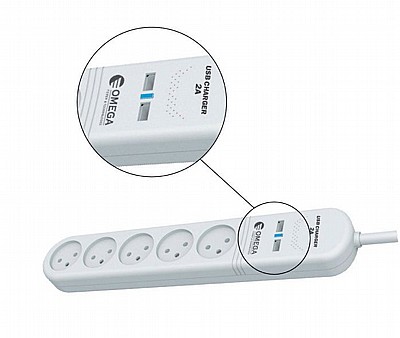 �� ��� ����� 2xUSB ��� 5 ����� OMEGA 
