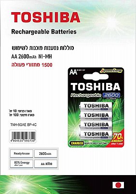 4 ������ ������ AA ���� TOSHIBA �����